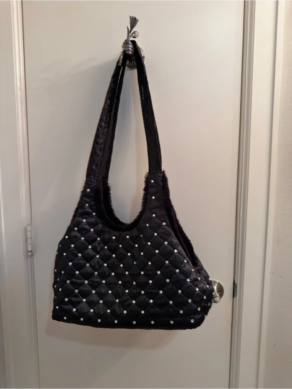 Hello Doggie Glamour Baby Dog Cartier Bag black caviar with Crystals